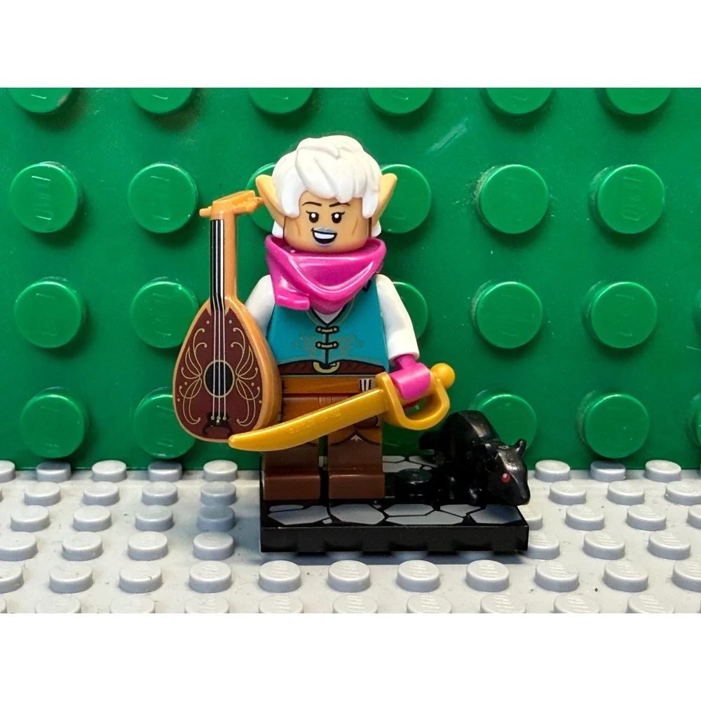 Lego Dungeons & Dragons CMF 71047 Strahd Elf Bard Barbarian Aarakocra Lot of 4